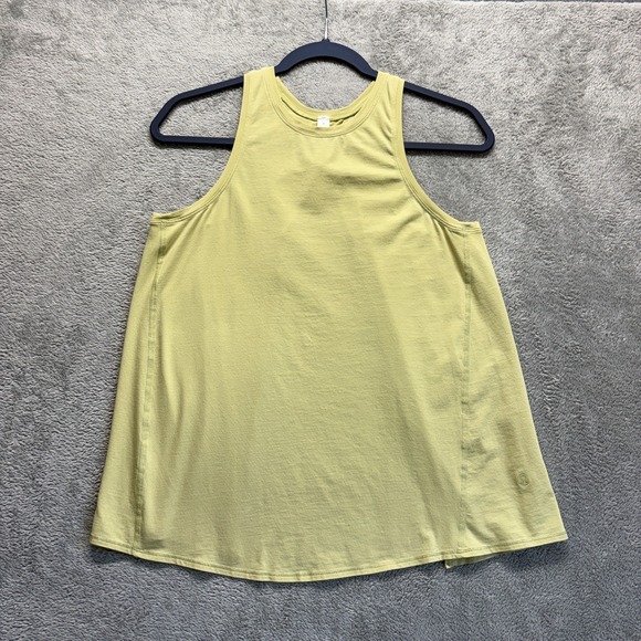 lululemon athletica Tops - Lululemon Tank Top Womens 4 Yellow Sleeveless All‎ Tied Activewear Running